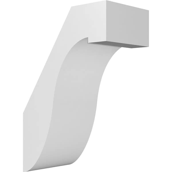 Ekena Millwork 5-in. W x 8-in. D x 12-in. H Del Monte Architectural Grade PVC Knee Brace BRCP05X08X12DEL - main